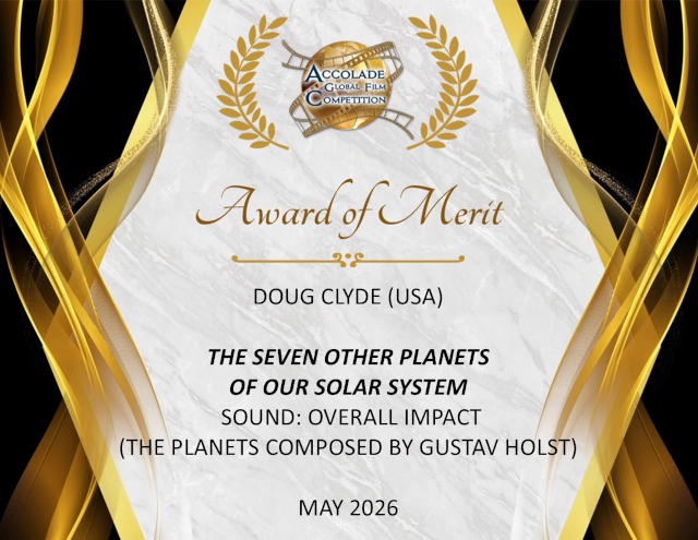 AGFC Award Merit Sound